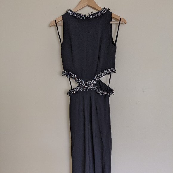 SemSem DANA CUT-OUT DRESS - BLACK - Picture 2 of 5